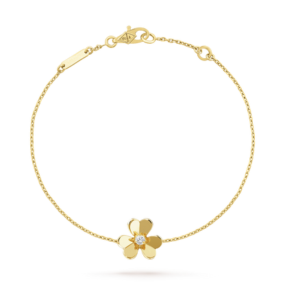 [LuckyStar]FRIVOLE GOLD BLUME ROSA MALACHIT ARMBAND