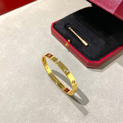 [LuckyStar]Liebesarmband 6,1 mm 10 Diamanten