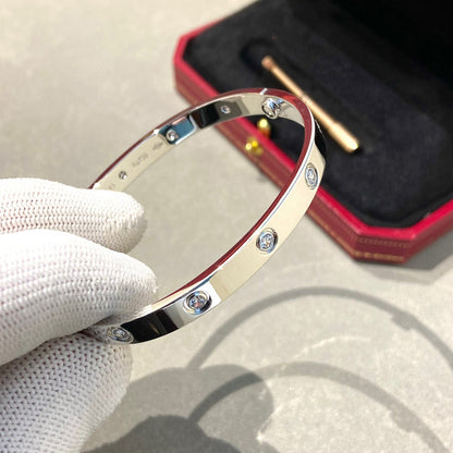 [LuckyStar]Liebesarmband 6,1 mm 10 Diamanten