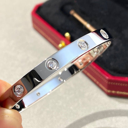 [LuckyStar]Liebesarmband 6,1 mm 10 Diamanten
