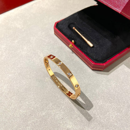 [LuckyStar]Liebesarmband 6,1 mm 10 Diamanten