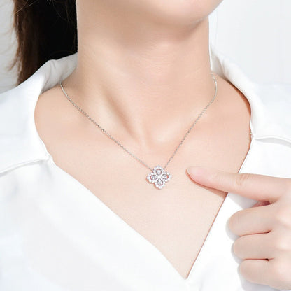 [LuckyStar] LOOP HALSKETTE VOLLMOTIV DIAMANT 16MM MEHRERE FARBEN