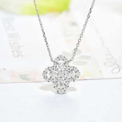 [LuckyStar] LOOP HALSKETTE VOLLMOTIV DIAMANT 16MM MEHRERE FARBEN