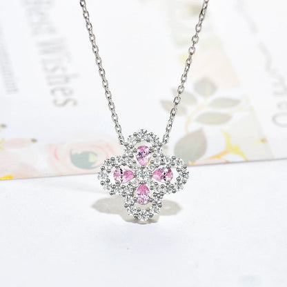 [LuckyStar] LOOP HALSKETTE VOLLMOTIV DIAMANT 16MM MEHRERE FARBEN