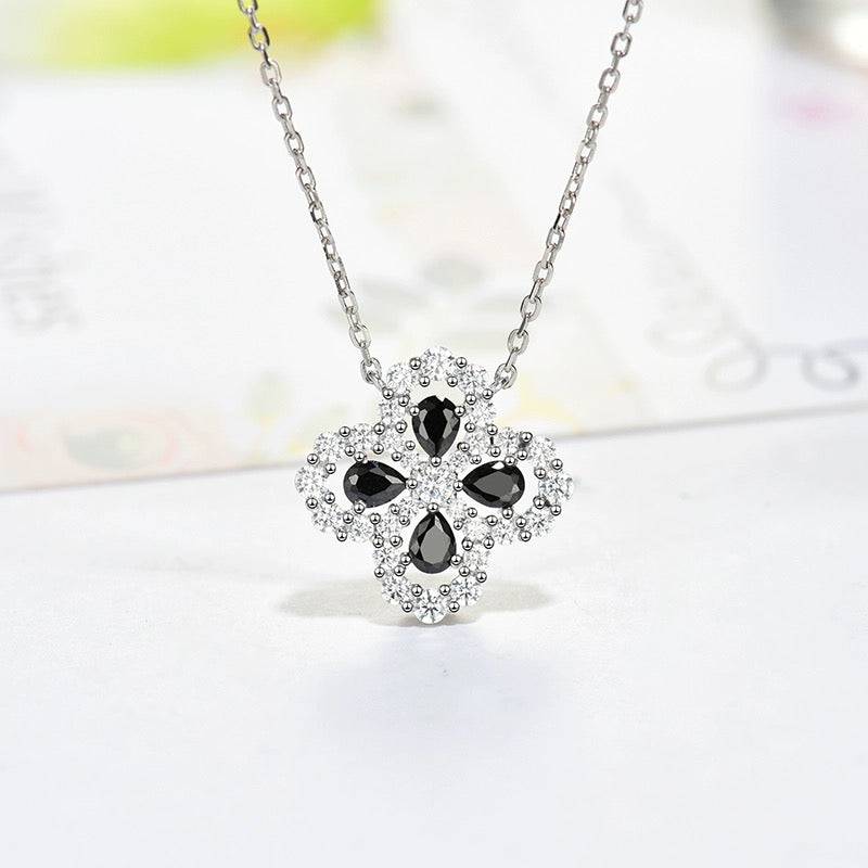 [LuckyStar] LOOP HALSKETTE VOLLMOTIV DIAMANT 16MM MEHRERE FARBEN
