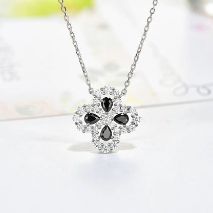 [LuckyStar] LOOP HALSKETTE VOLLMOTIV DIAMANT 16MM MEHRERE FARBEN