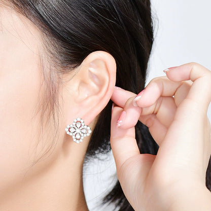[LuckyStar] LOOP-OHRRINGE VOLLMOTIV DIAMANT 16MM