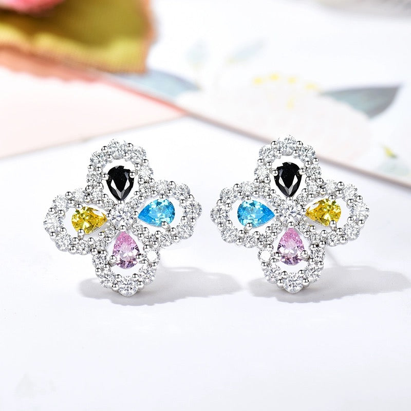 [LuckyStar] LOOP-OHRRINGE VOLLMOTIV DIAMANT 16MM