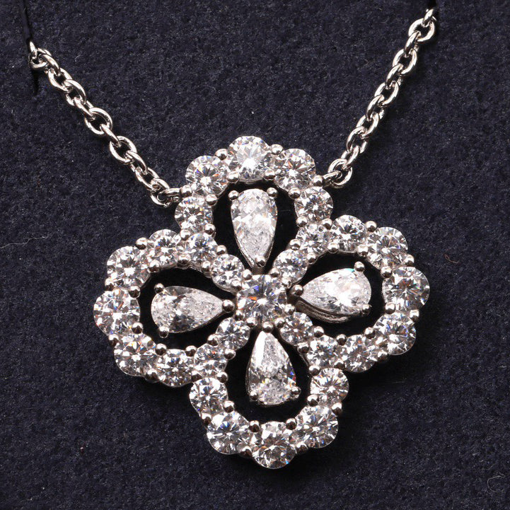 [LuckyStar] LOOP HALSKETTE VOLLMOTIV DIAMANT 16MM MEHRERE FARBEN