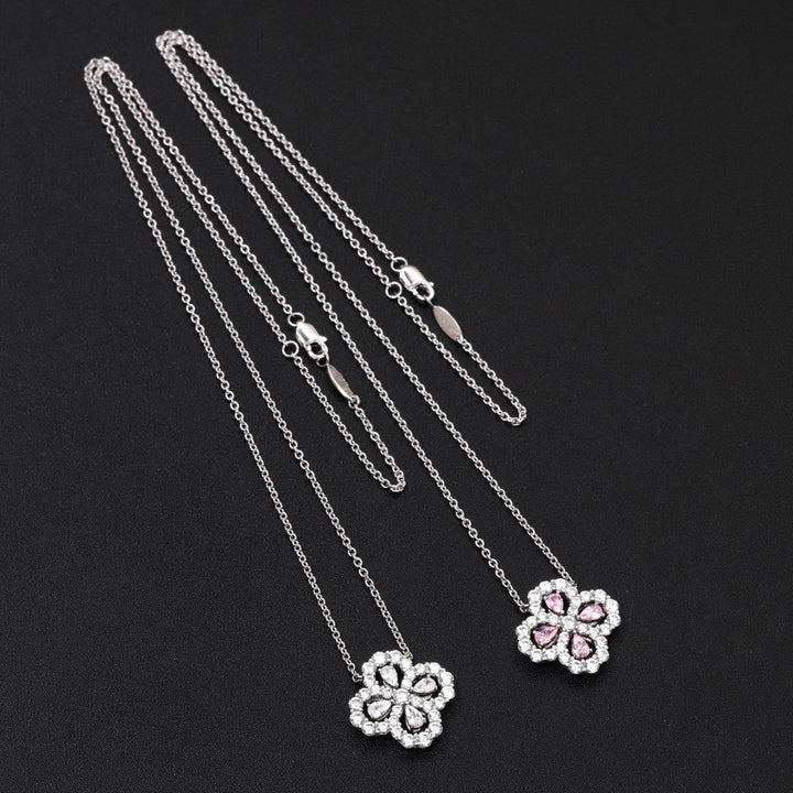 [LuckyStar] LOOP HALSKETTE VOLLMOTIV DIAMANT 16MM MEHRERE FARBEN