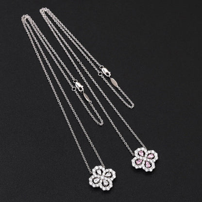 [LuckyStar] LOOP HALSKETTE VOLLMOTIV DIAMANT 16MM MEHRERE FARBEN