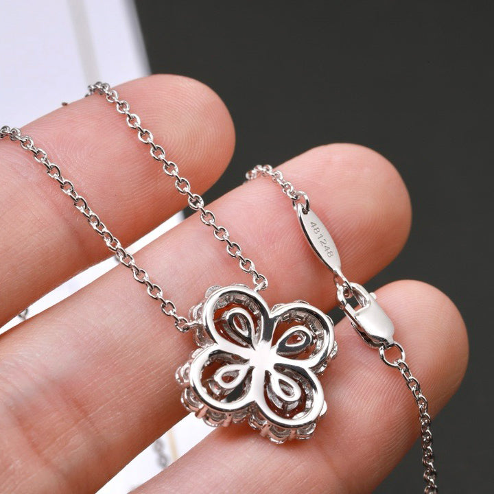 [LuckyStar] LOOP HALSKETTE VOLLMOTIV DIAMANT 16MM MEHRERE FARBEN
