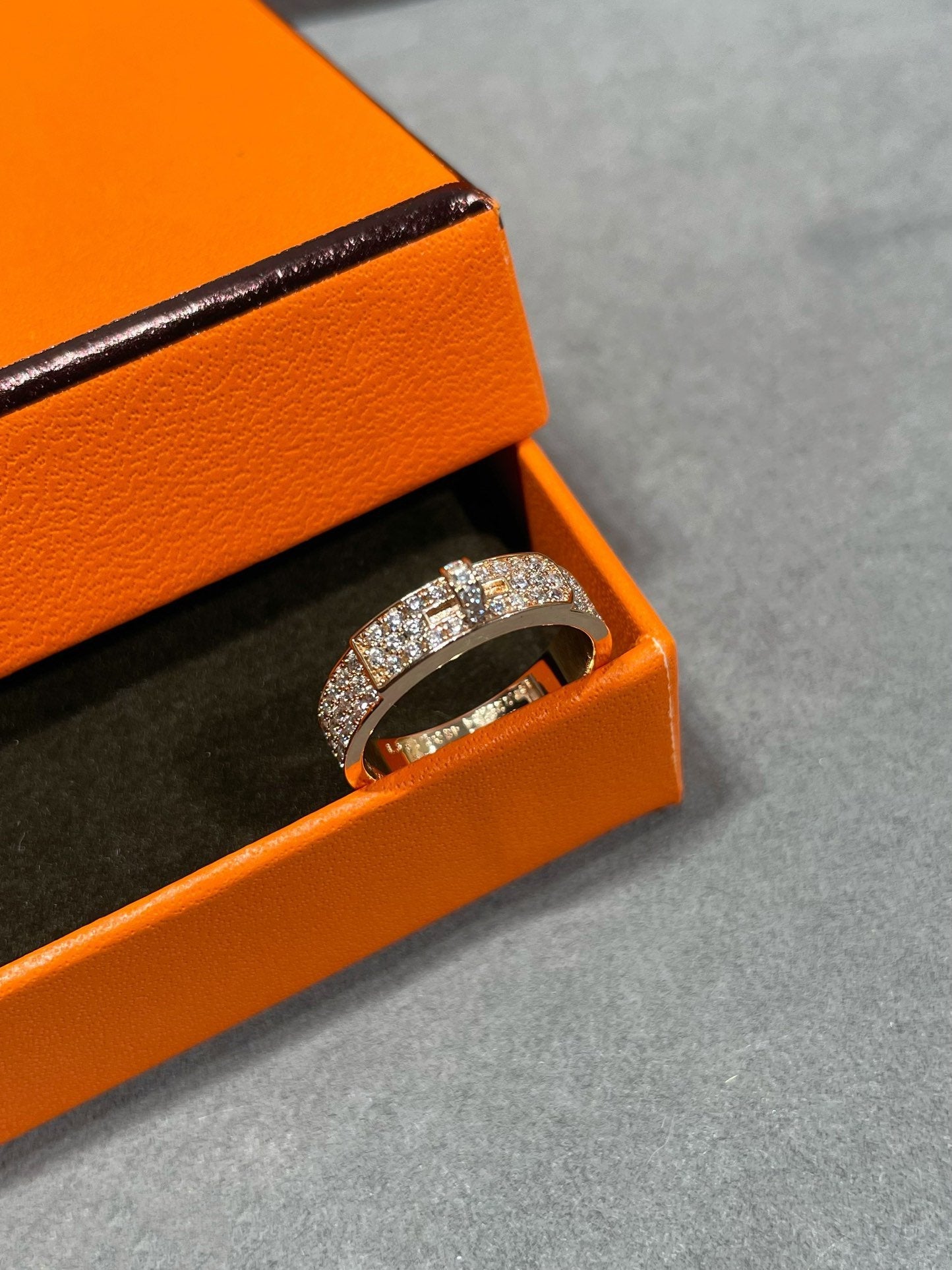 [LuckyStar]KELLY ROSÉGOLD DIAMANTRING