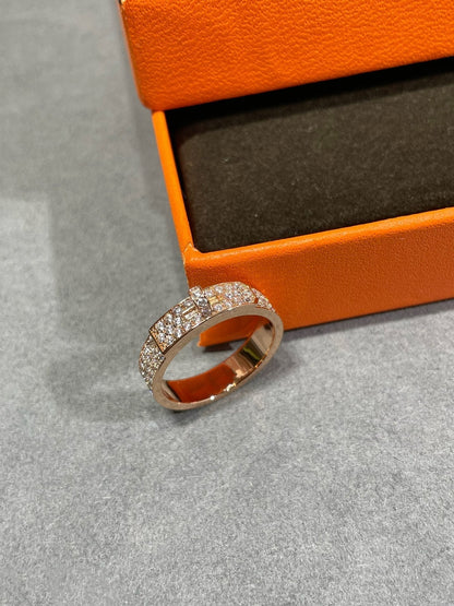 [LuckyStar]KELLY ROSÉGOLD DIAMANTRING