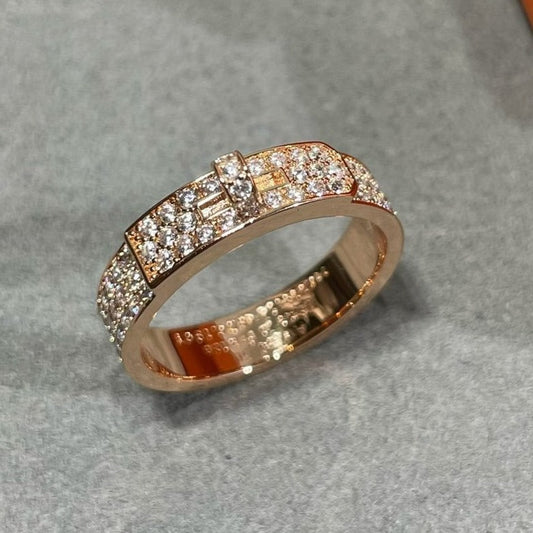 [LuckyStar]KELLY ROSÉGOLD DIAMANTRING
