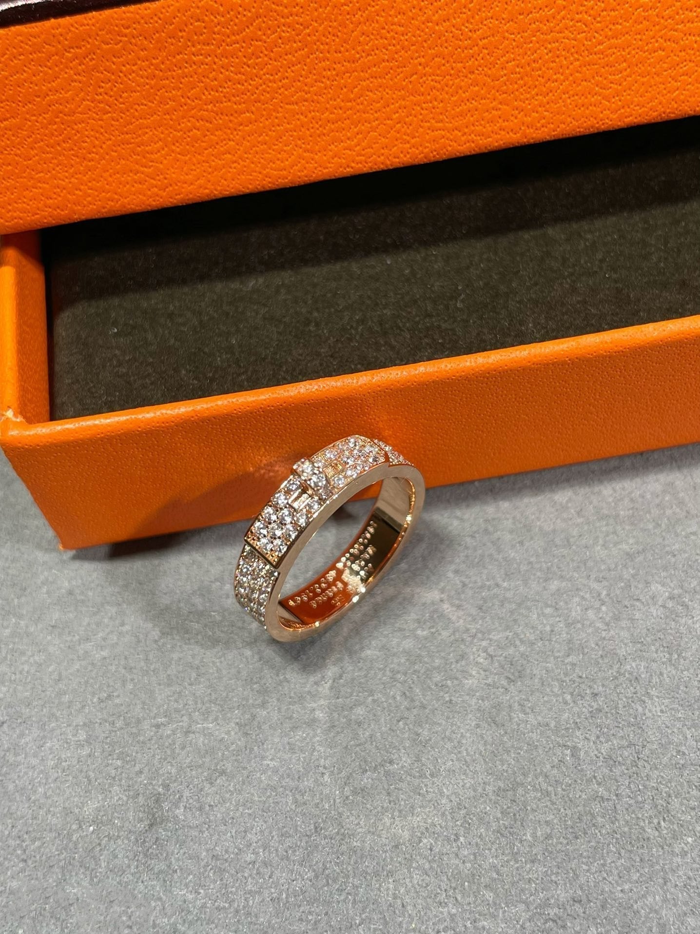 [LuckyStar]KELLY ROSÉGOLD DIAMANTRING