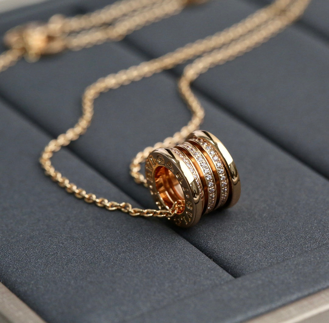 [LuckyStar]ZERO 1 ROSA GOLD DIAMANT HALSKETTE
