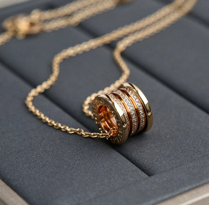 [LuckyStar]ZERO 1 ROSA GOLD DIAMANT HALSKETTE