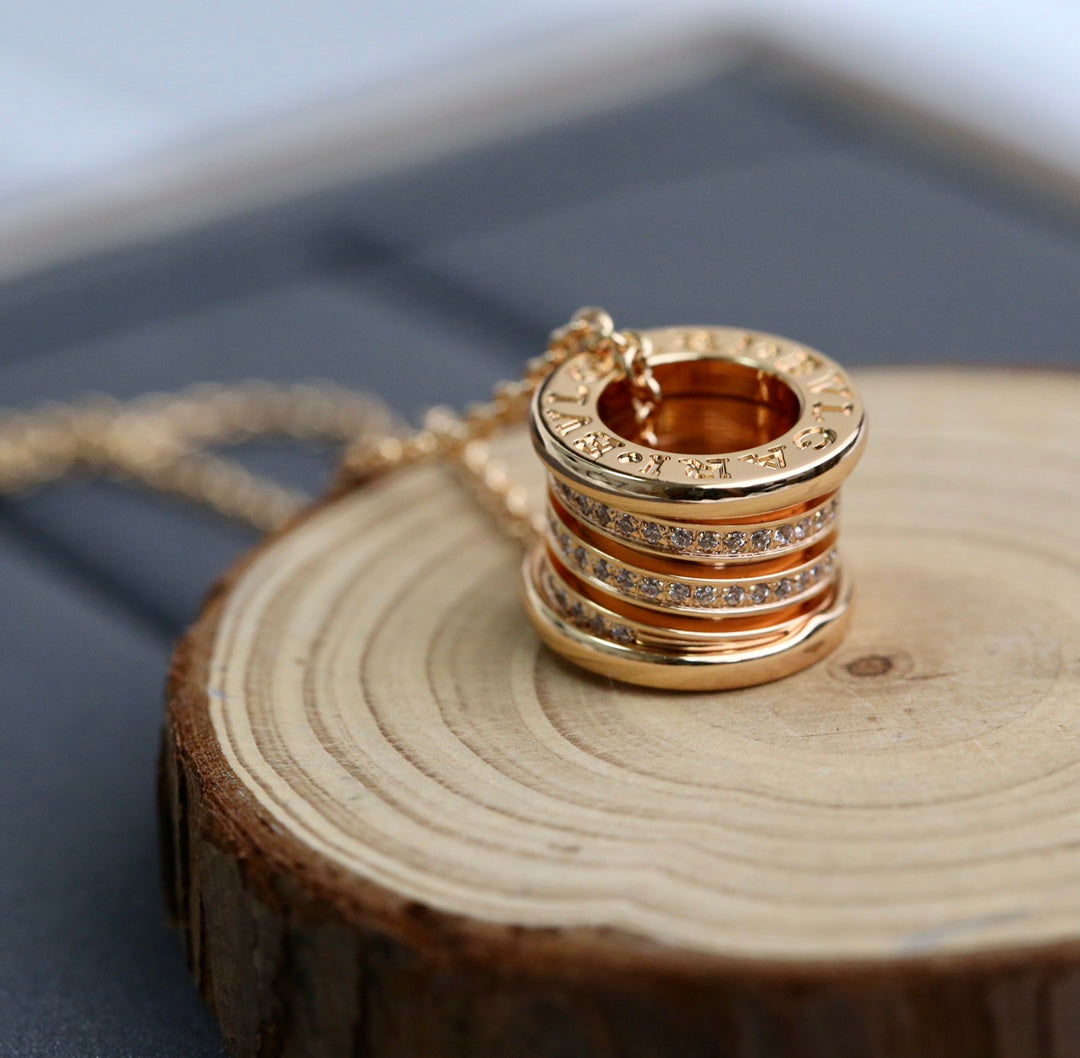 [LuckyStar]ZERO 1 ROSA GOLD DIAMANT HALSKETTE
