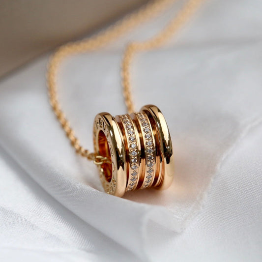 [LuckyStar]ZERO 1 ROSA GOLD DIAMANT HALSKETTE