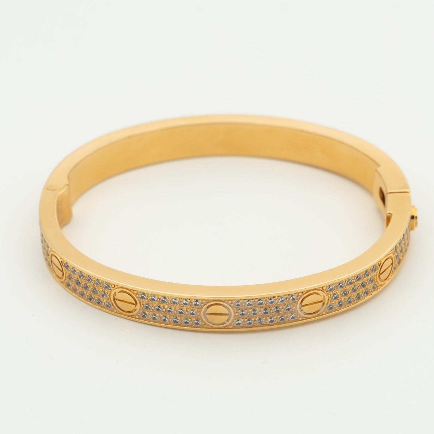 [LuckyStar] LIEBESARMBAND 6,1 MM MIT DIAMANTEN BESETZT 