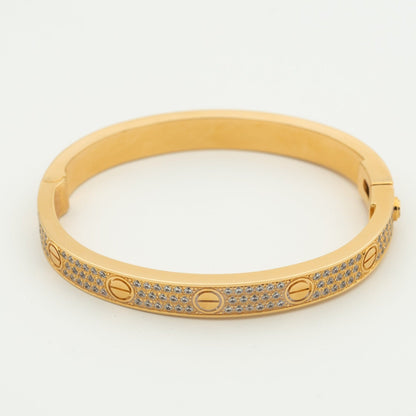 [LuckyStar] LIEBESARMBAND 6,1 MM MIT DIAMANTEN BESETZT 
