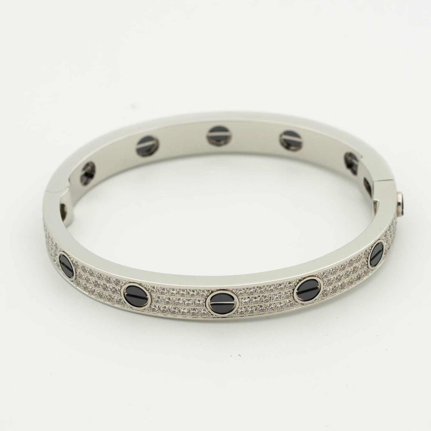 [LuckyStar] LIEBESARMBAND 6,1 MM DIAMANTBESAMT KERAMIK 