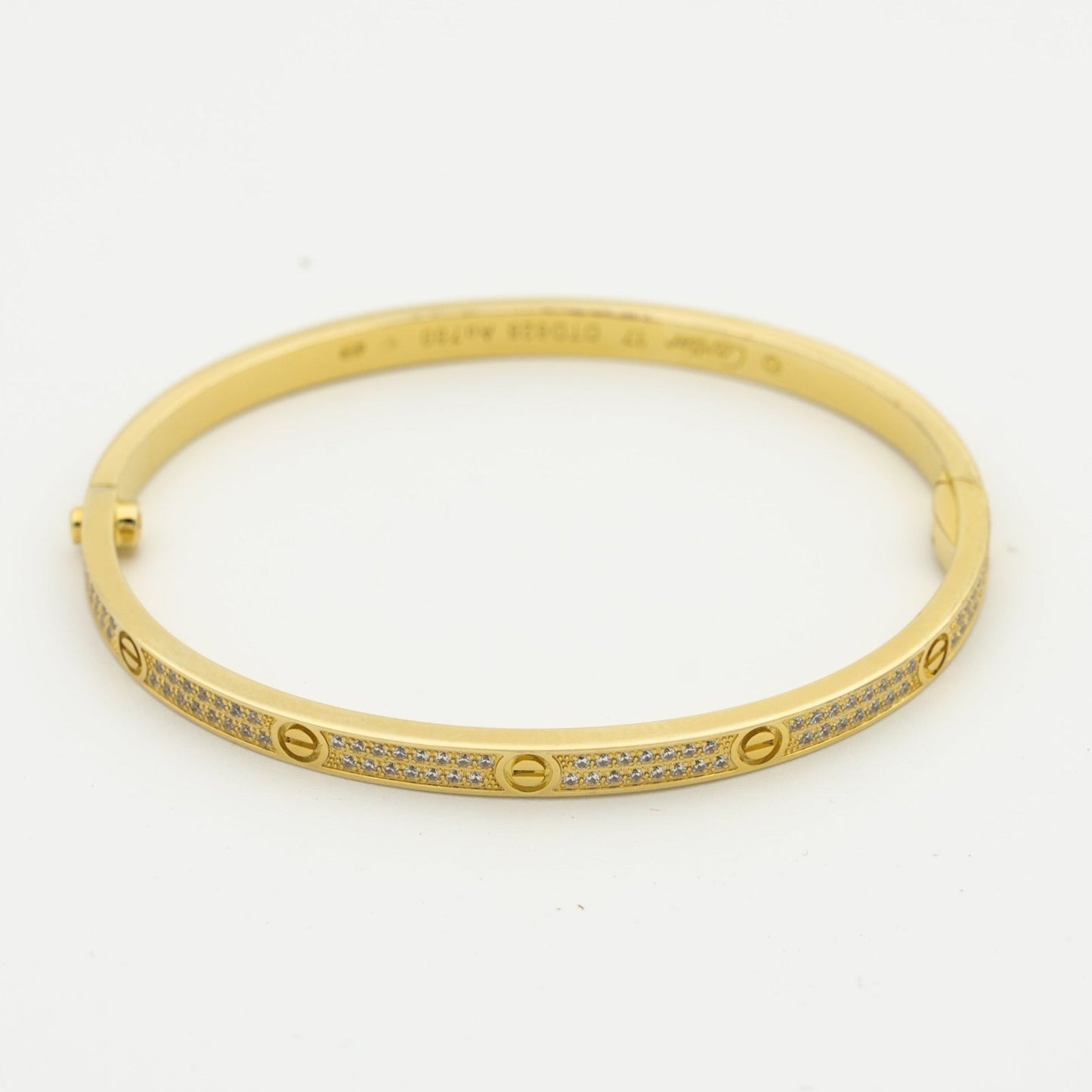 [LuckyStar] LIEBESARMBAND 3,65 MM MIT DIAMANTEN BESETZT