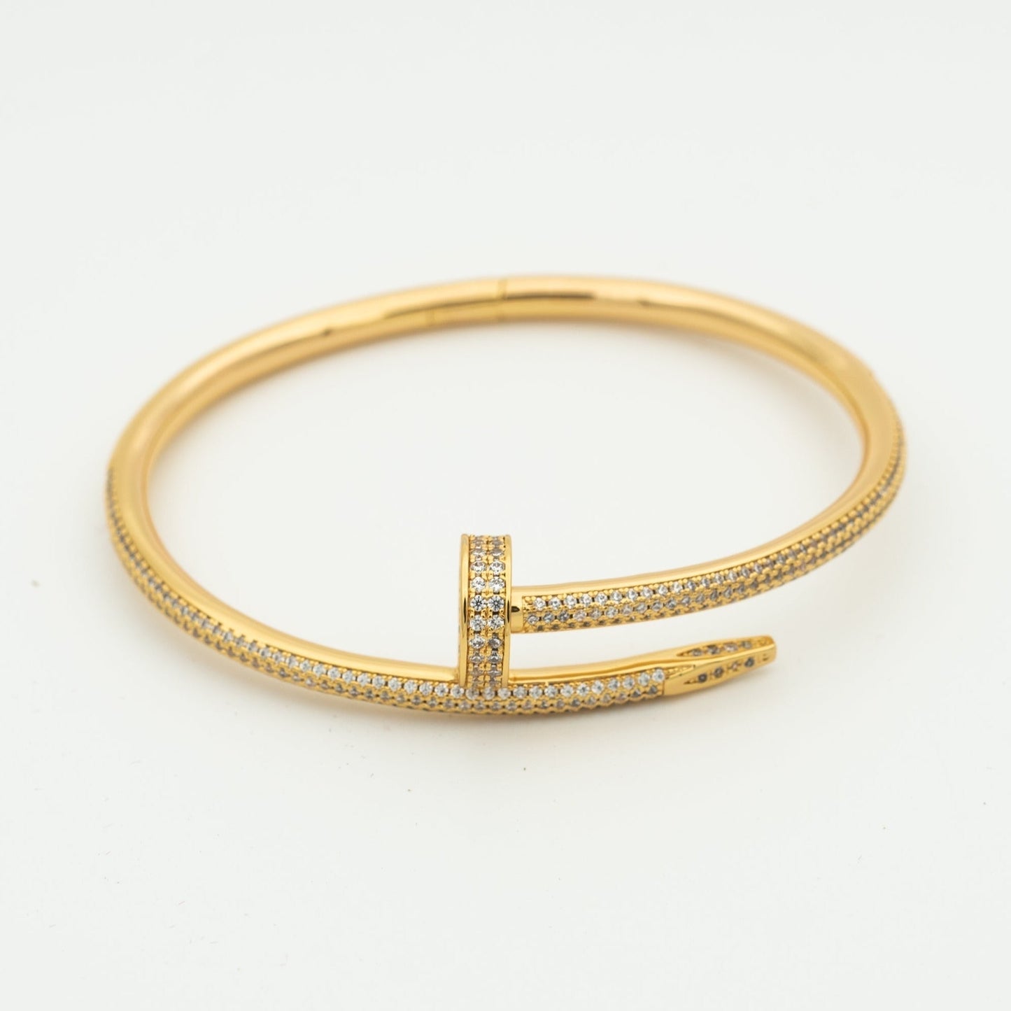 [LuckyStar]JUSTE-ARMBAND, 3,5 MM, ALLE DIAMANTEN