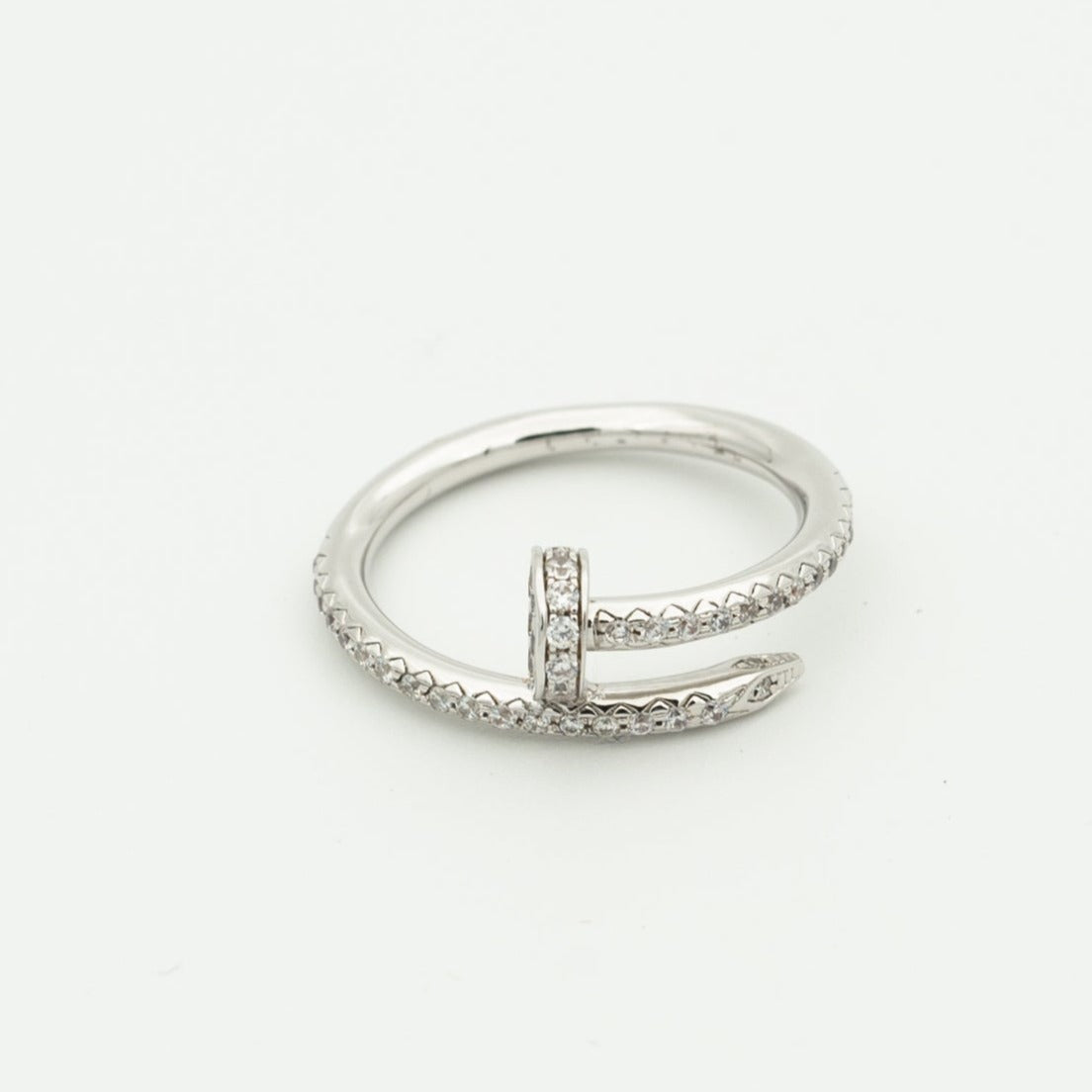 [LuckyStar]JUSTE RING 1,8 MM SILBER DIAMANTEN