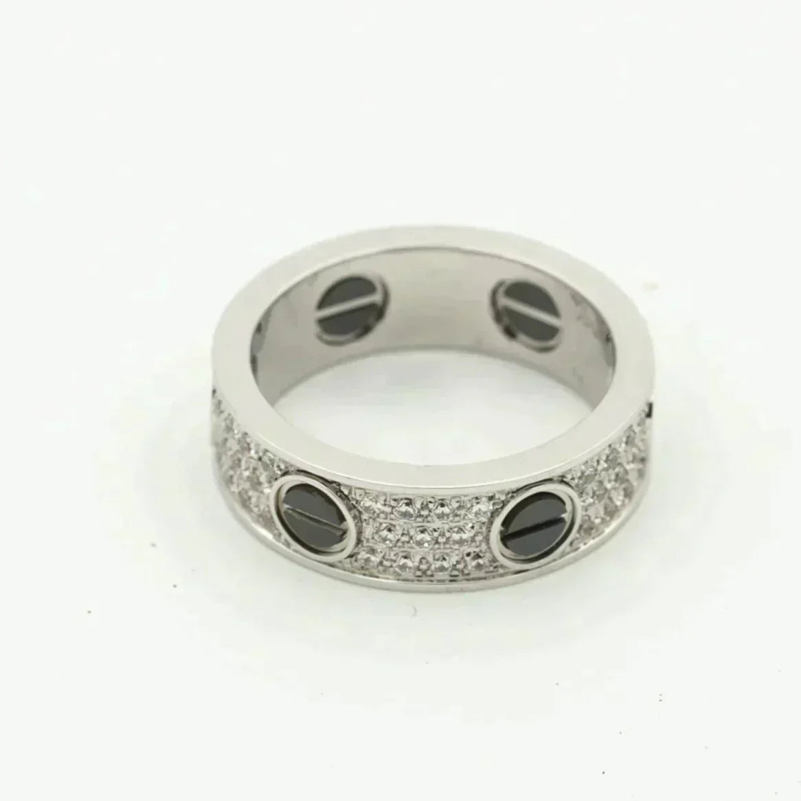 [LuckyStar] LIEBESRING 5,5 MM MIT DIAMANTEN BESETZT KERAMIK