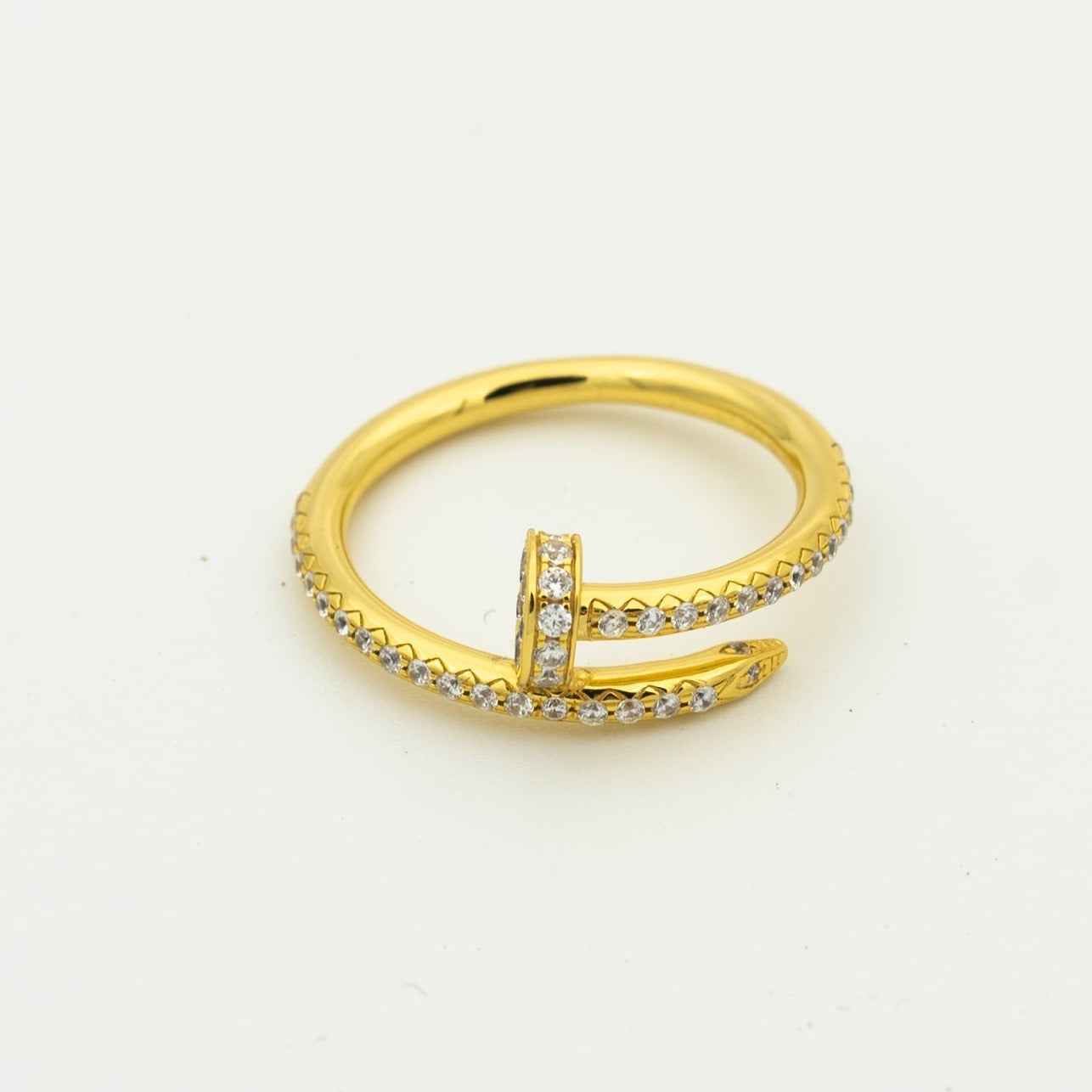 [LuckyStar]JUSTE RING 1,8 MM GOLD DIAMANTEN