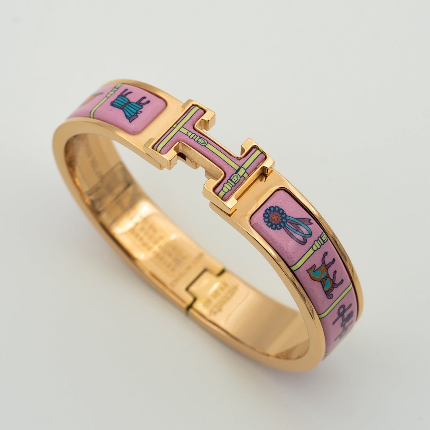 [LuckyStar]H ROSA GOLD ARMBAND ROSA KERAMIK