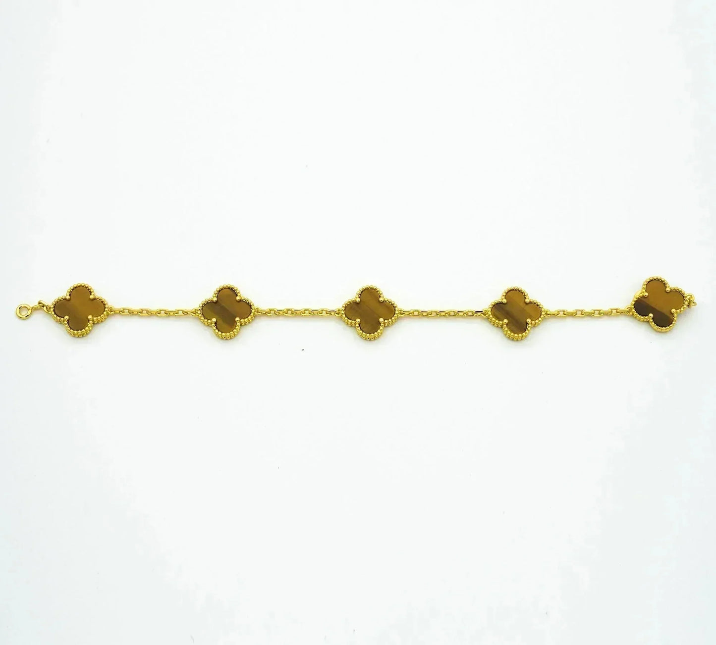 [LuckyStar]CLOVER 5 MOTIVE TIGERAUGE ARMBAND 