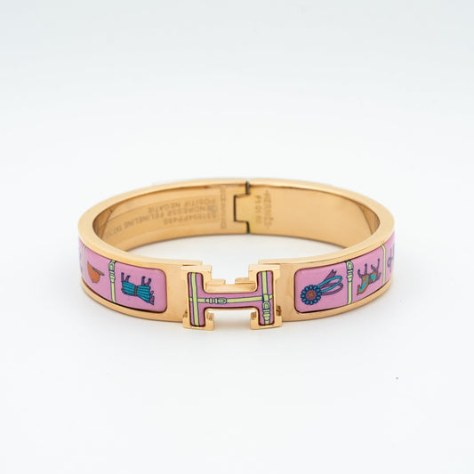[LuckyStar]H ROSA GOLD ARMBAND ROSA KERAMIK