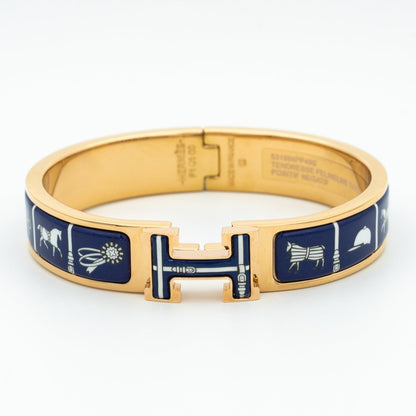 [LuckyStar]H ARMBAND BLAU KERAMIK