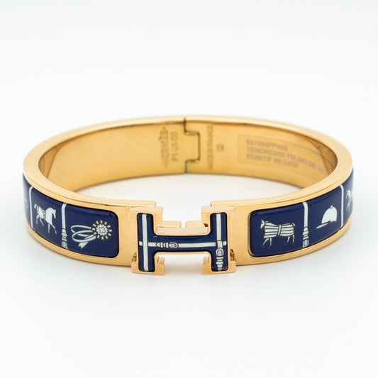 [LuckyStar]H ARMBAND BLAU KERAMIK