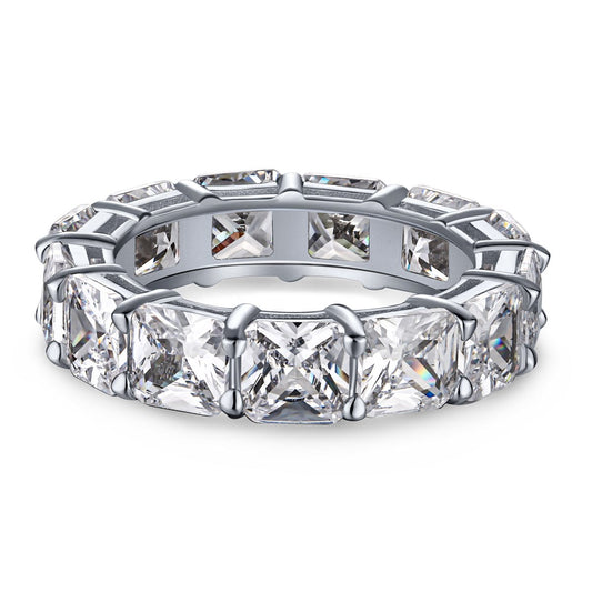 [LuckyStar]Elegant Princess Cut Tennis Ring