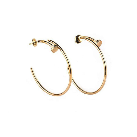 [LuckyStar]JUSTE OHRRINGE GOLD DIAMANTEN 1,8MM 
