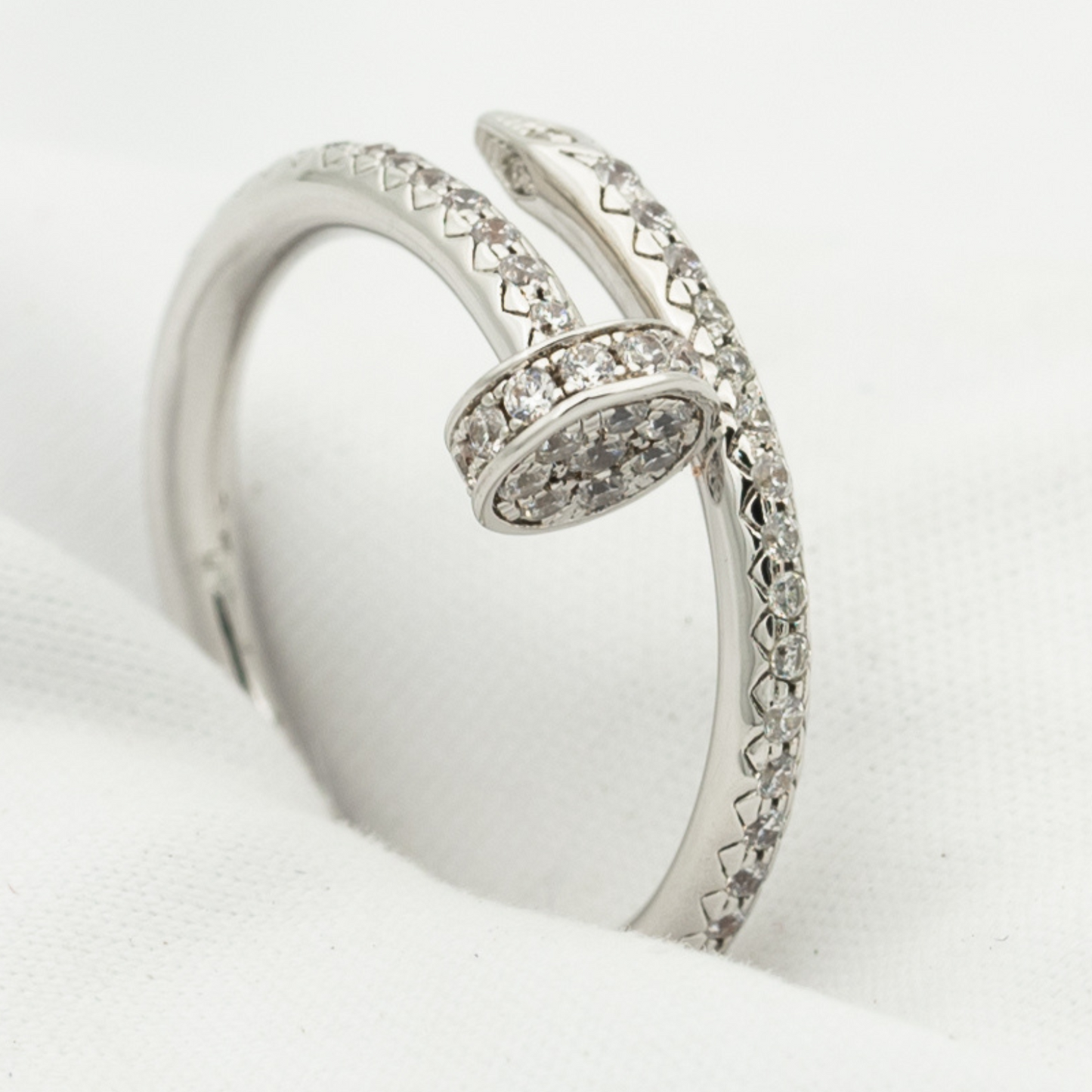 [LuckyStar]JUSTE RING 1,8 MM SILBER DIAMANTEN