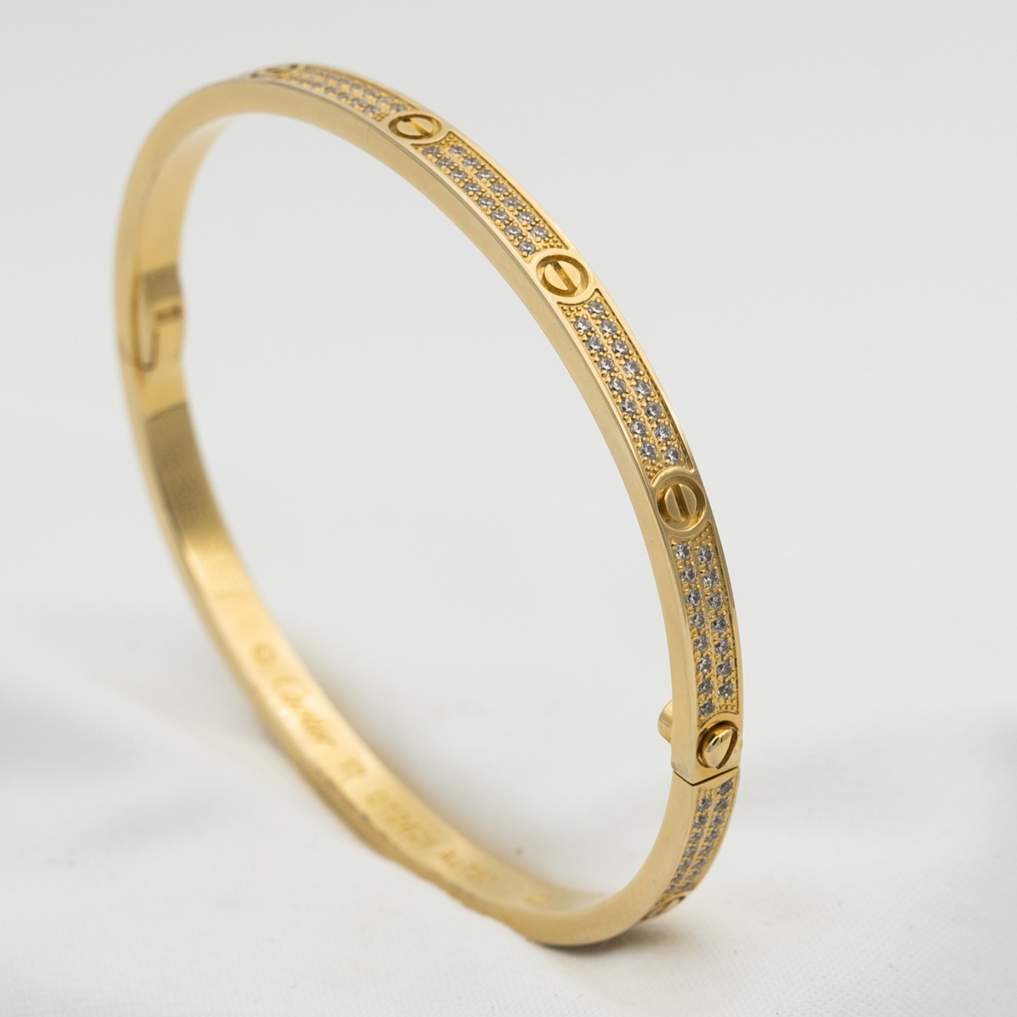 [LuckyStar] LIEBESARMBAND 3,65 MM MIT DIAMANTEN BESETZT