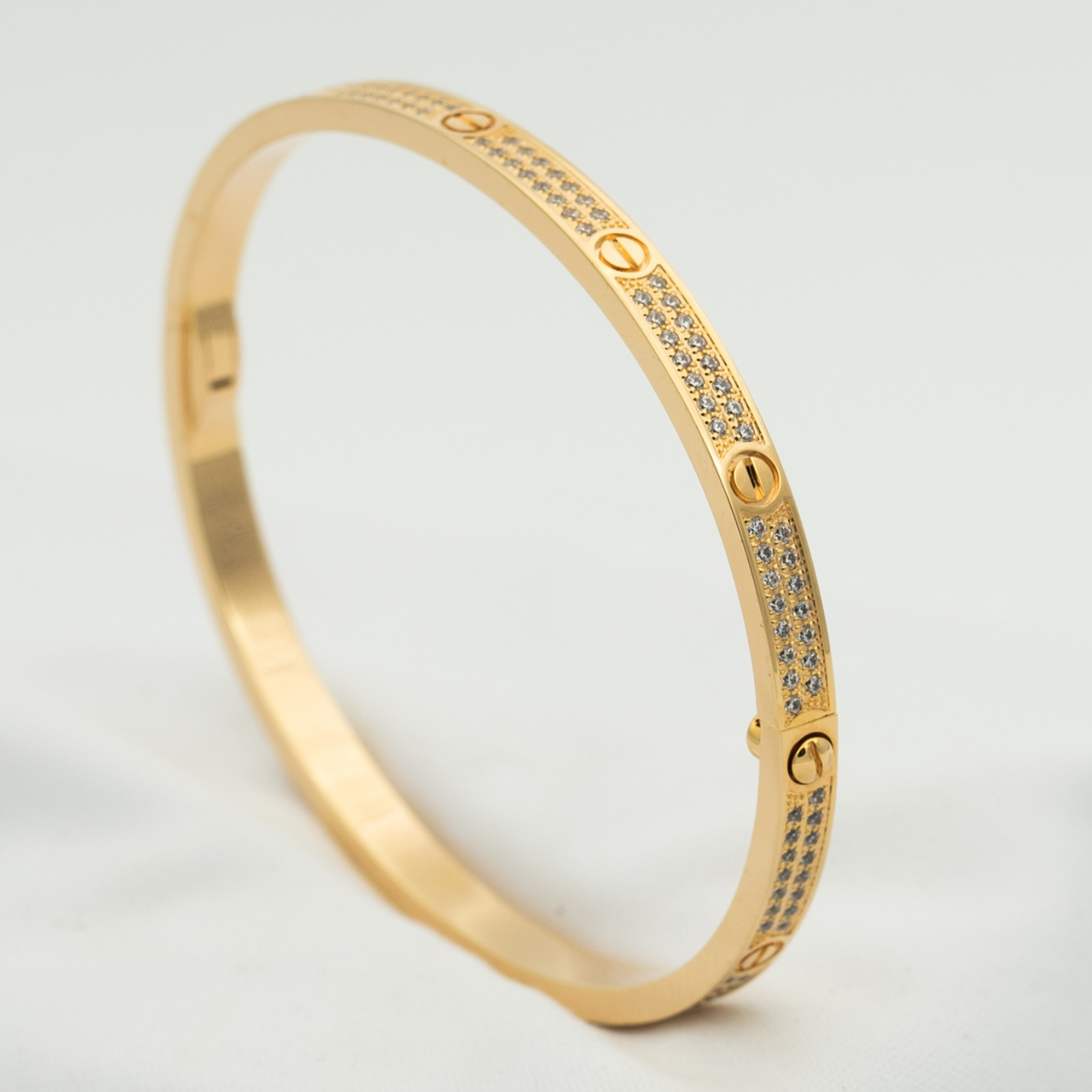 [LuckyStar] LIEBESARMBAND 3,65 MM MIT DIAMANTEN BESETZT