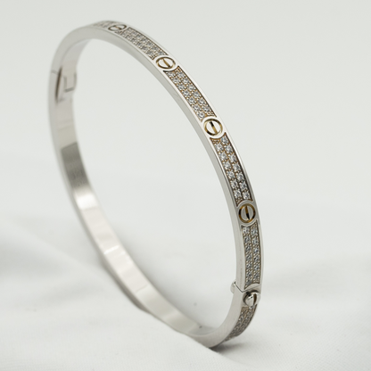 [LuckyStar] LIEBESARMBAND 3,65 MM MIT DIAMANTEN BESETZT