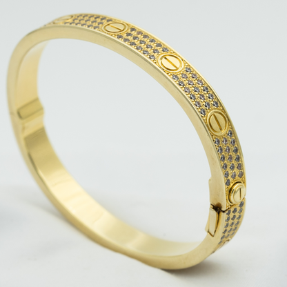 [LuckyStar] LIEBESARMBAND 6,1 MM MIT DIAMANTEN BESETZT 