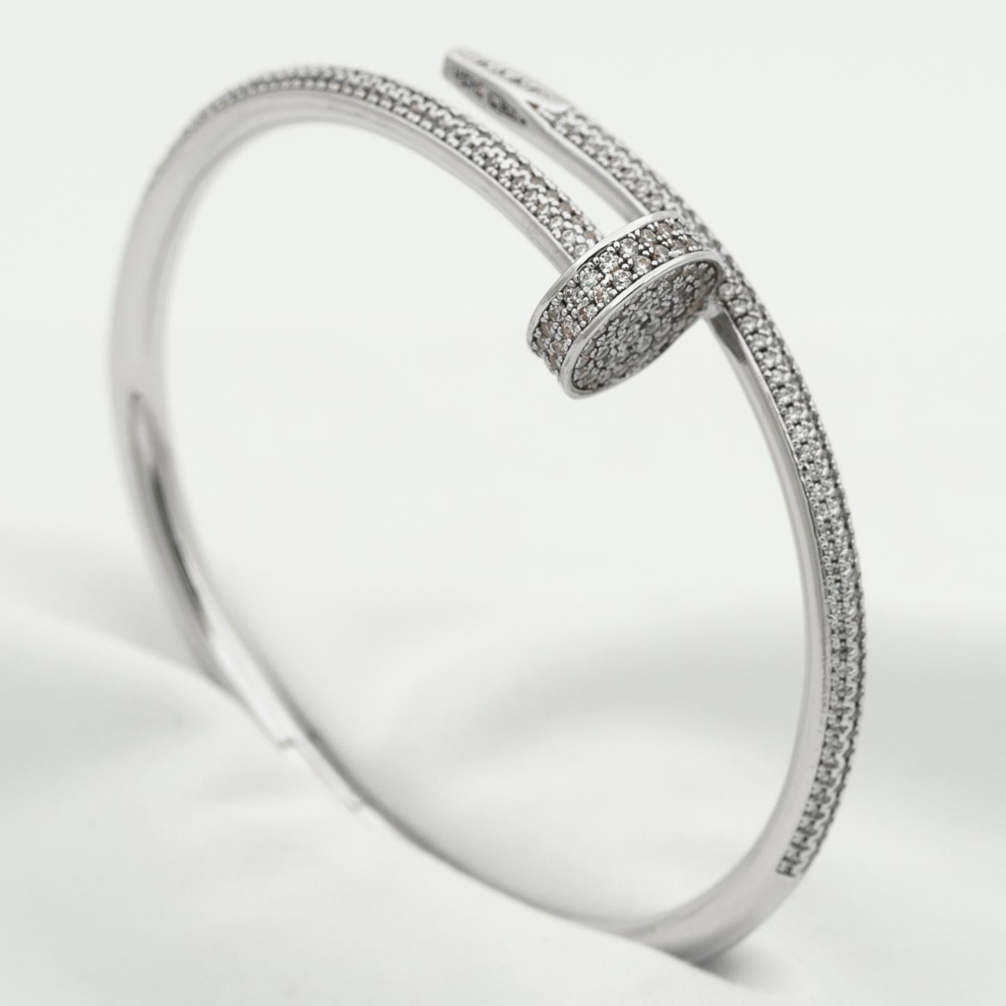 [LuckyStar]JUSTE-ARMBAND, 3,5 MM, ALLE DIAMANTEN