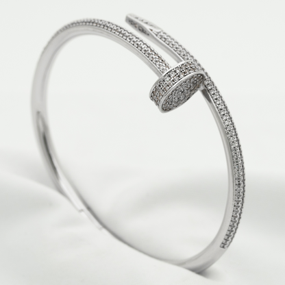 [LuckyStar]JUSTE-ARMBAND, 3,5 MM, ALLE DIAMANTEN