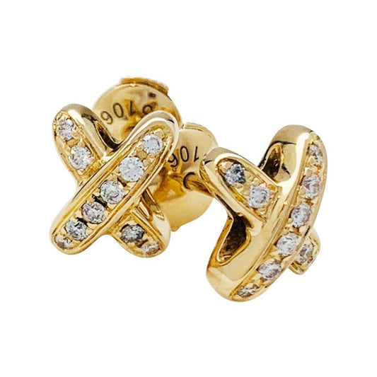 [LuckyStar] GOLD-OHRRINGE MIT DIAMANTEN