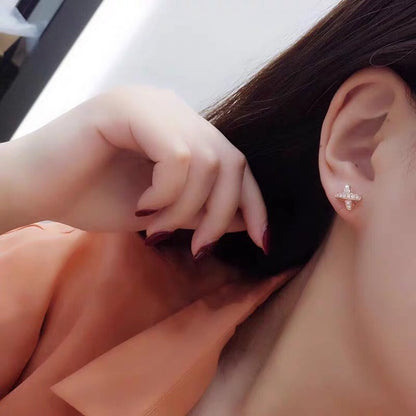 [LuckyStar] GOLD-OHRRINGE MIT DIAMANTEN
