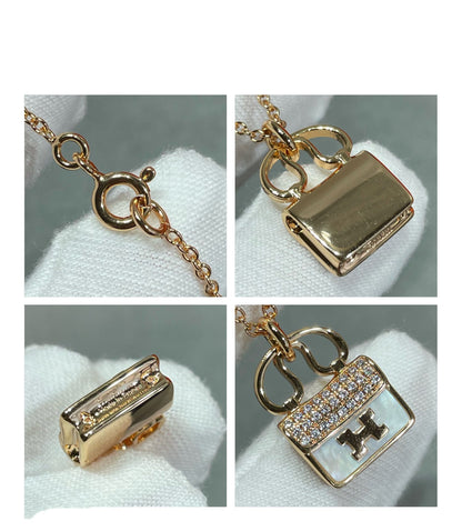 [LuckyStar]H CIRCE MOISSANITE ANHÄNGER HALSKETTE GOLD