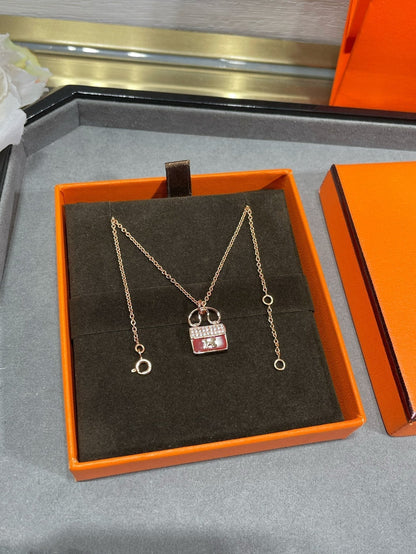 [LuckyStar]H CIRCE MOISSANITE ANHÄNGER HALSKETTE GOLD